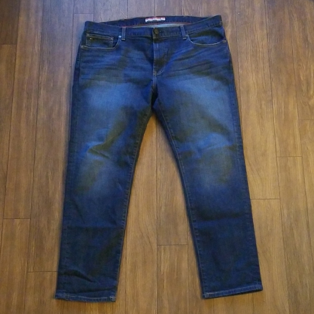 Tommy Hilfiger Mens Slim Denim Jeans 38x30